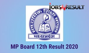 mp board 12th result 2020
