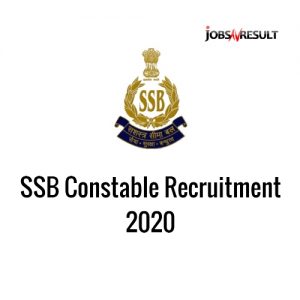 SSB Constable Recruitment 2020