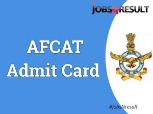 AFCAT Admit card 2021