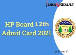 HP Board 12th Admit Card 2021