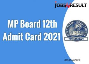 MP Board 12th Admit Card 2021