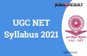 UGC NET syllabus 2021