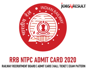 RRB NTPC ADMIT CARD 2020