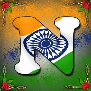 N Name Tiranga Image Indian Flag N Letter Wallpaper Profile Pic